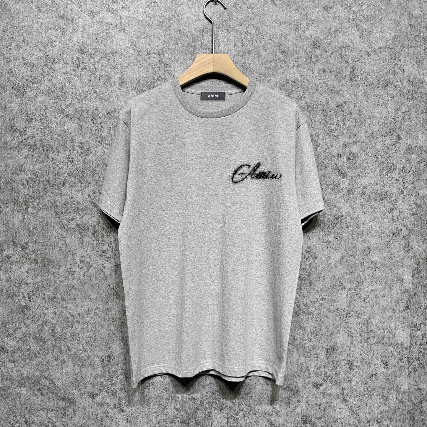 Amiri t shirts gypsophila printing short sleeve