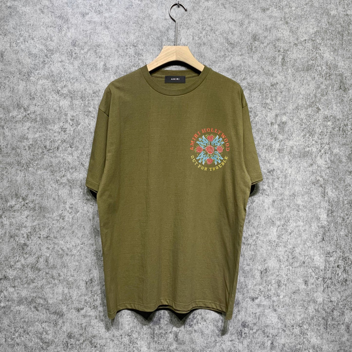 Amiri t shirts floral print short sleeve