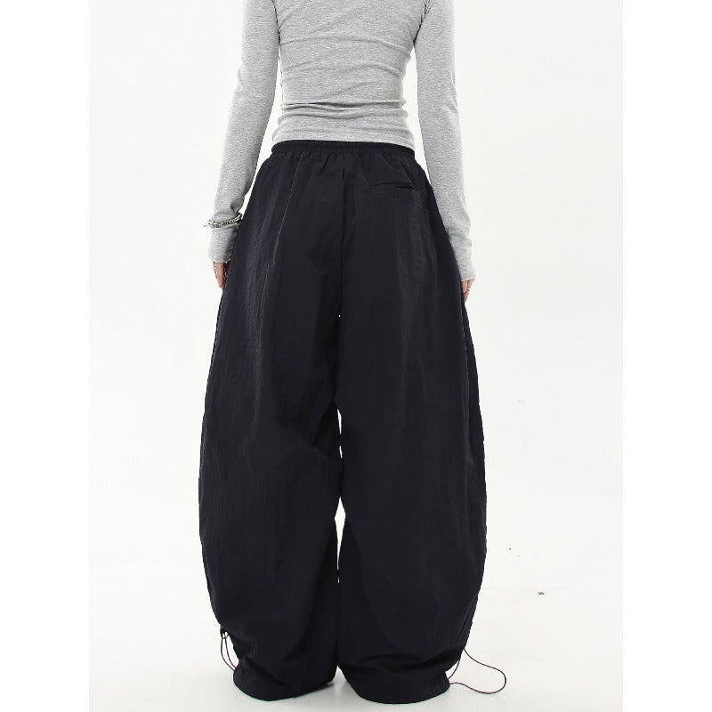 Women casual pant letter embroiderretro