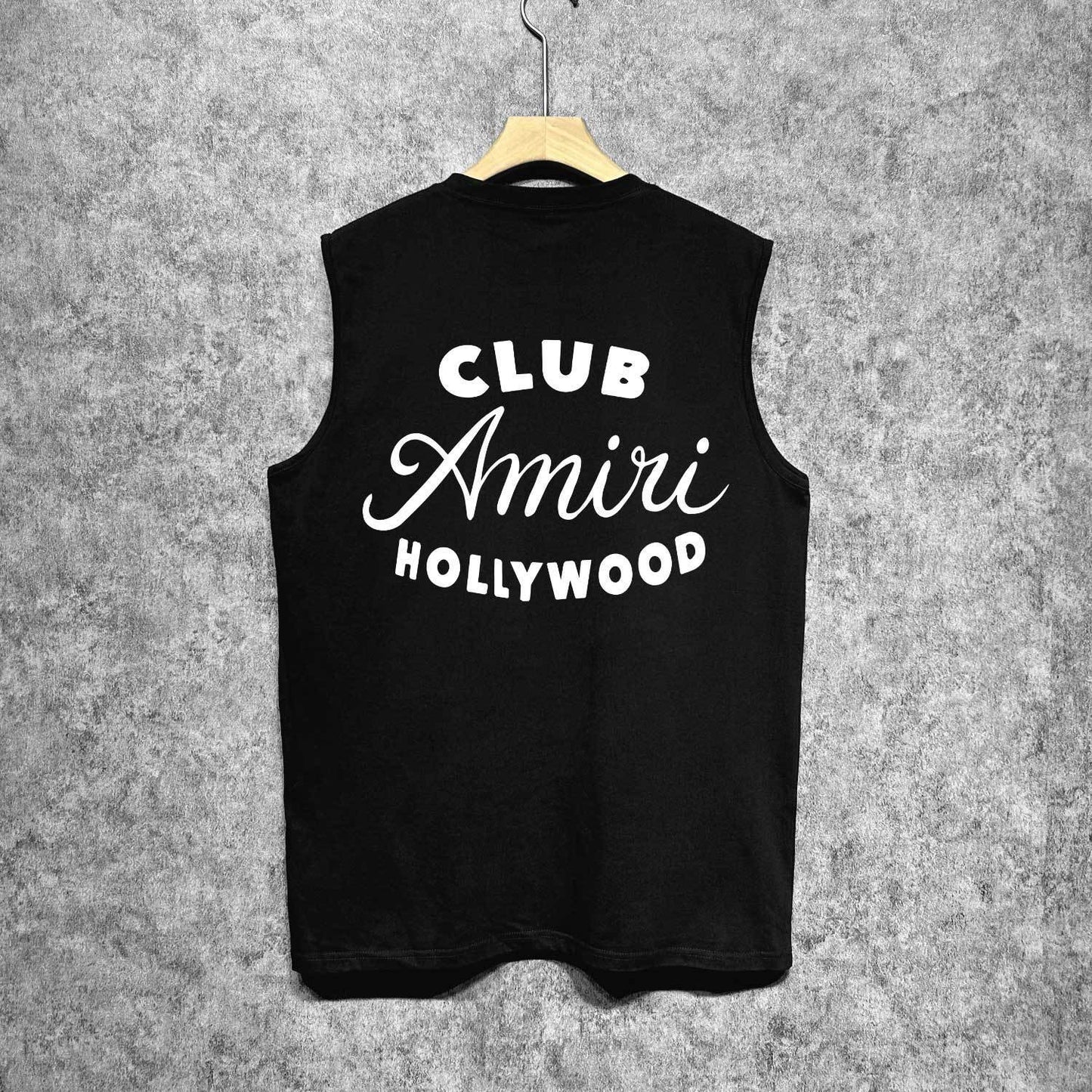 Amiri tank top hollywood club printing