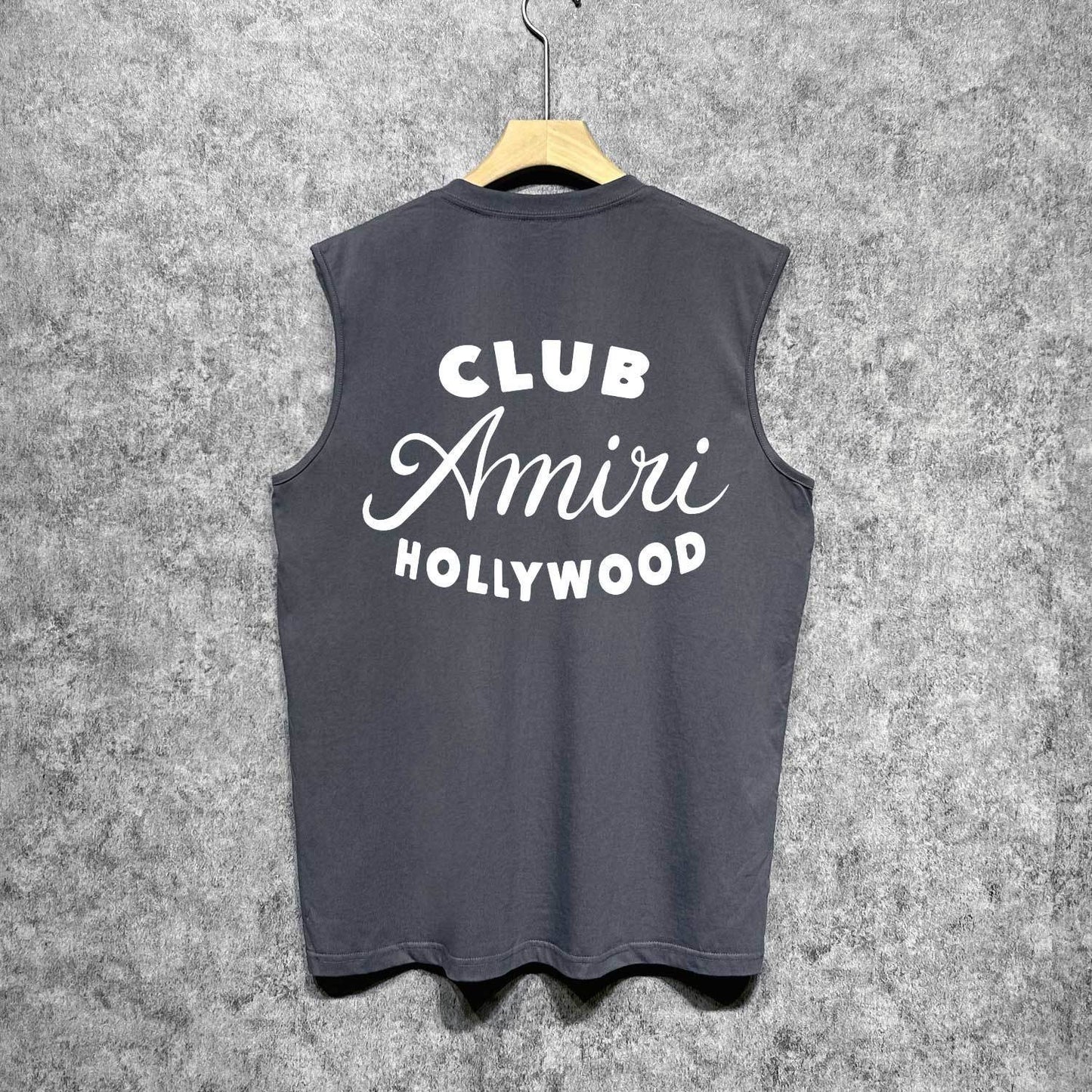 Amiri tank top hollywood club printing