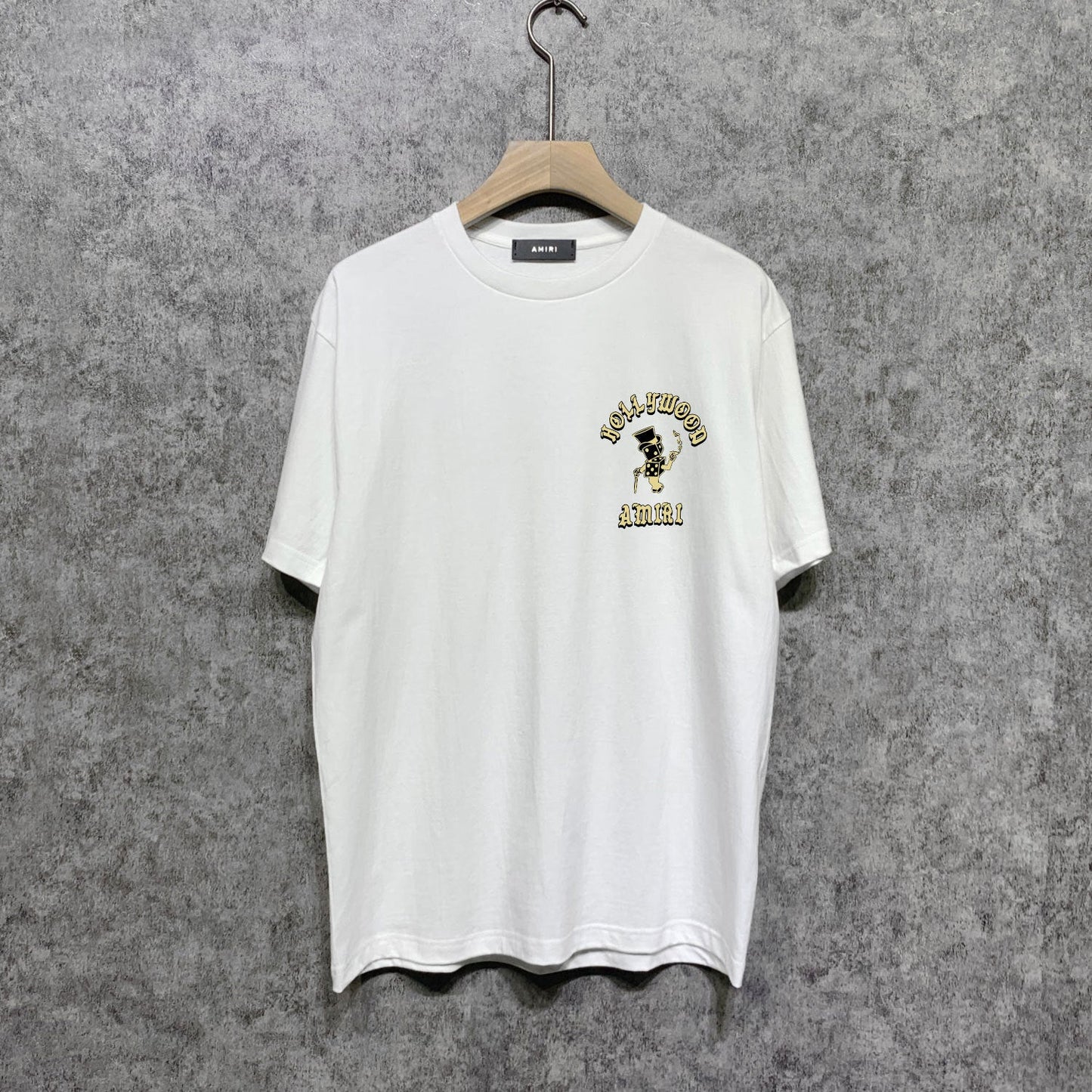 Amiri t shirts dice man printing short sleeves