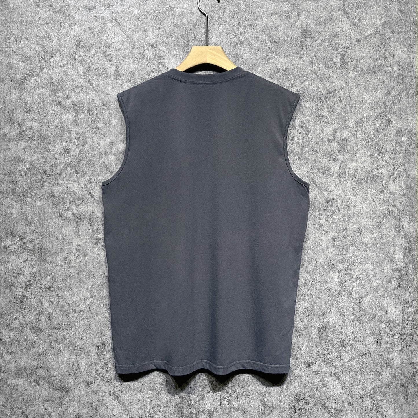 Amiri tank top five-pointed star mottled letterprinting