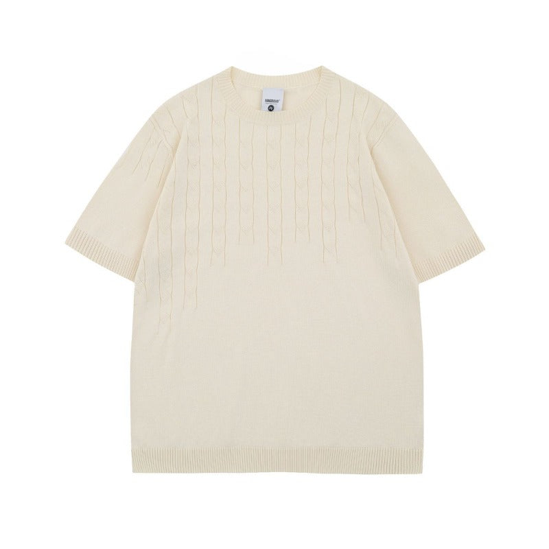 Men t shirts retroloose crew neck