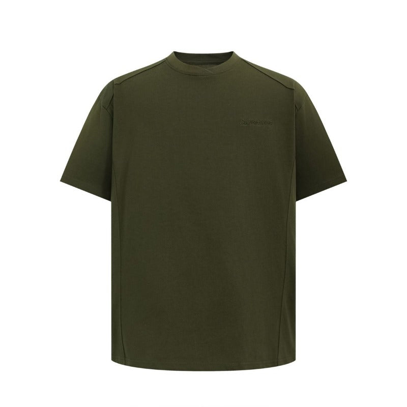 Men's t-shirts: american streetwear summer collection - deconstructed, high-end embroidered logo design, men's short-sleeve tee