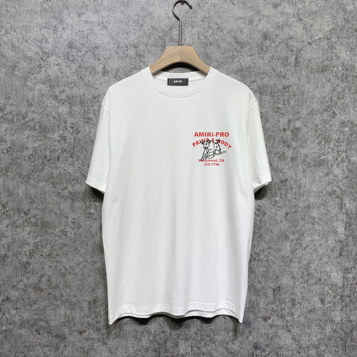 Amiri t shirts bull printing short sleeve