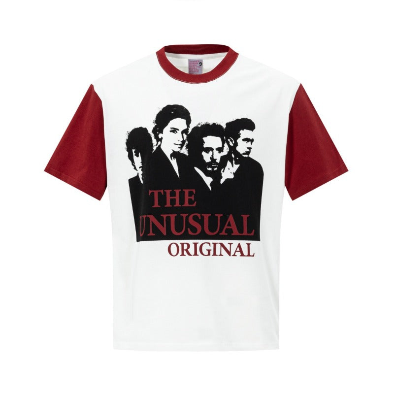 Men's t-shirts: american streetwear summer trendy retro graphic design, premium slightly loose fit short sleeve tee