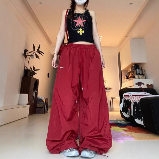 Women casual pants women summer high waist loose