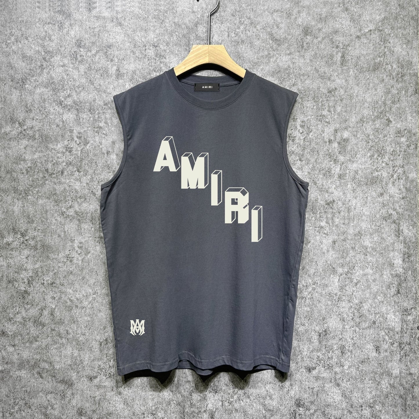 Amiri tank top stereoletter digital printing