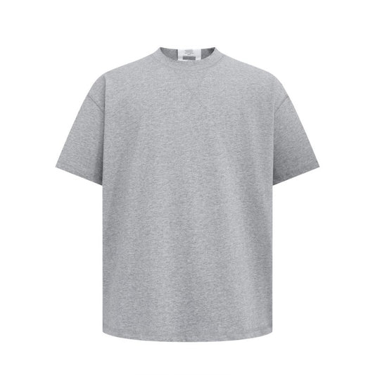 Men's t-shirts: american streetwear summer collection - premium structured solid color design, relaxed fit short sleeve tee