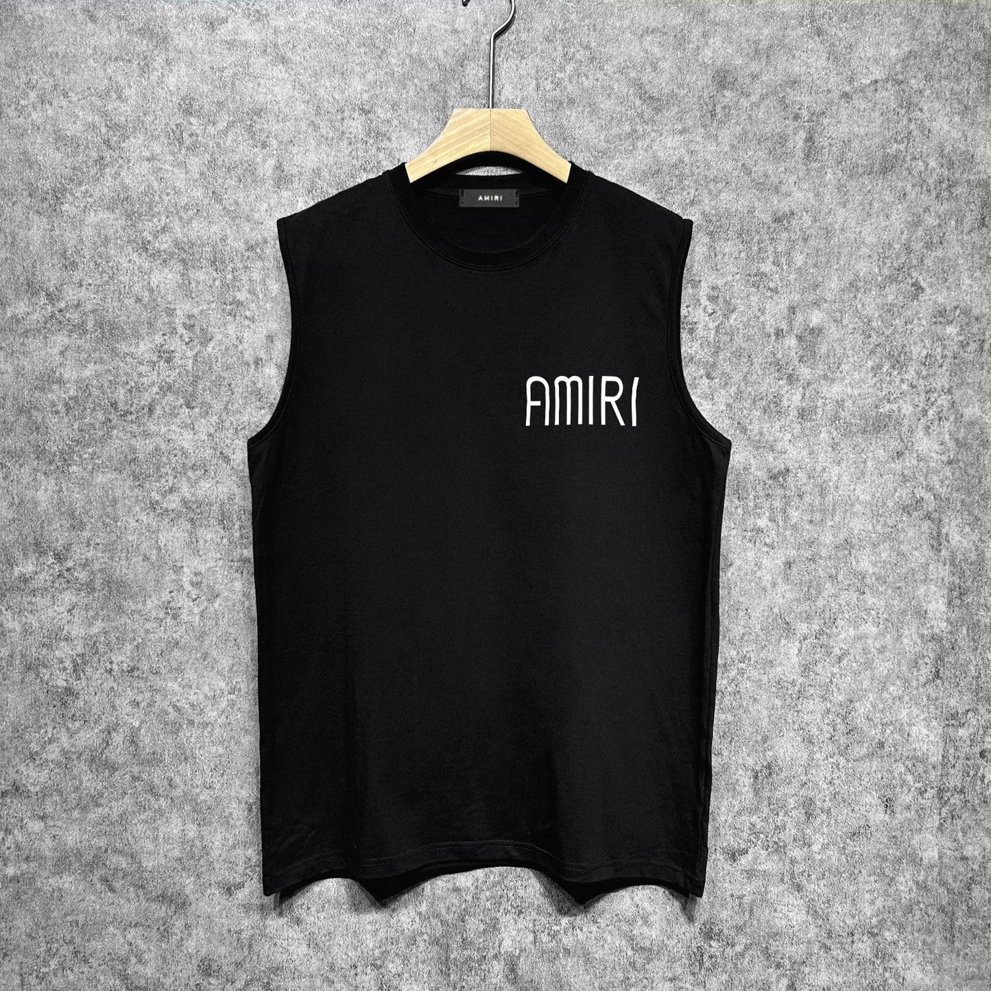 Amiri tank top mottled spider print