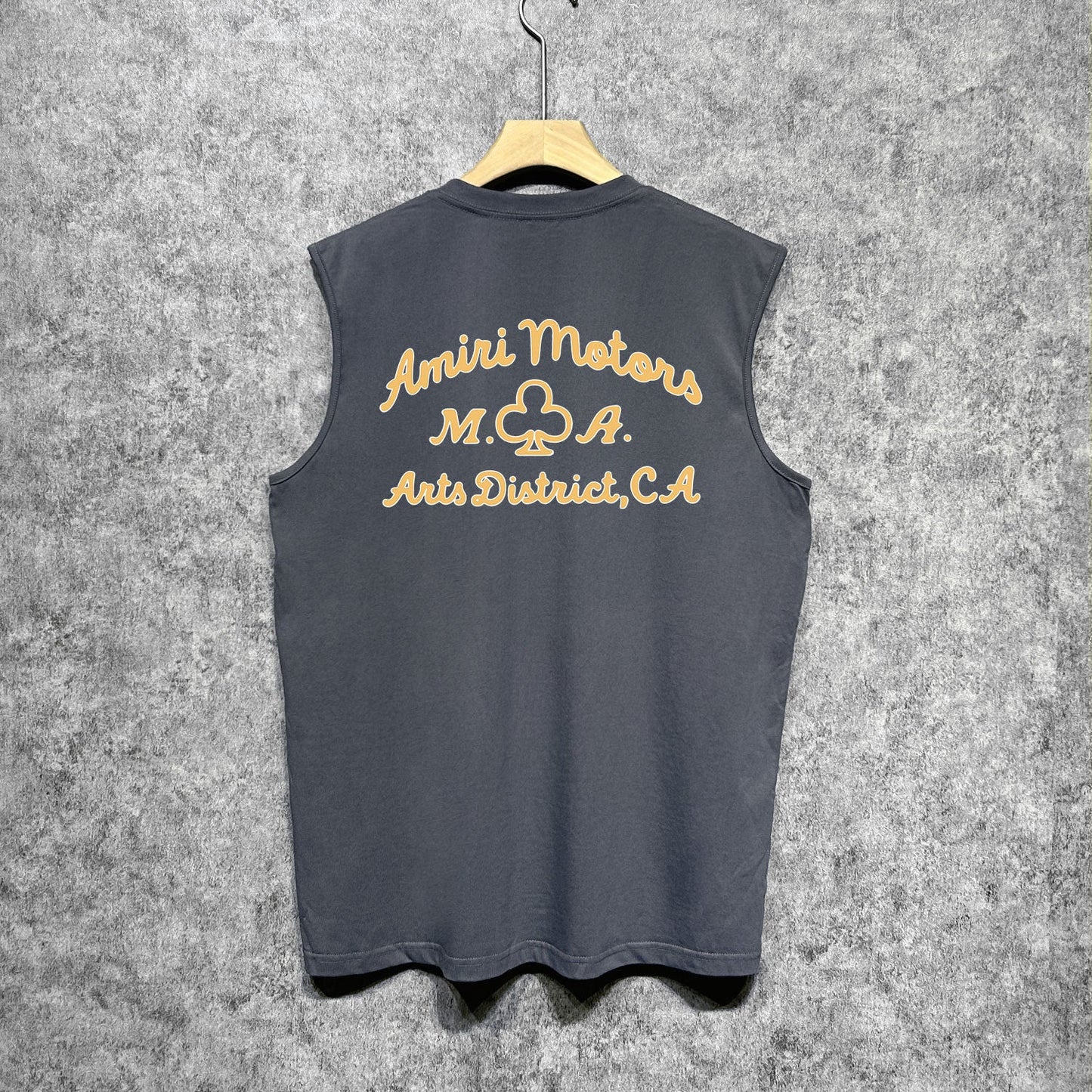 Amiri tank top lion medal printing