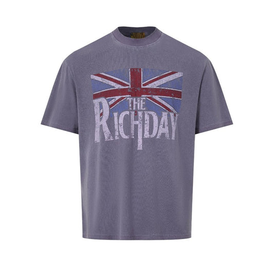 Men's t-shirts: wt american street style, unisex, premium feel, summer washed vintage letter design, men's crew neck, relaxed fit, short sleeve t-shirt