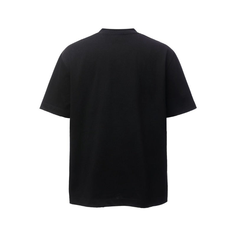 Men's t-shirts: american retro heavyweight double yarn high-quality colorful print design, men's crew neck loose fit short sleeve t-shirt