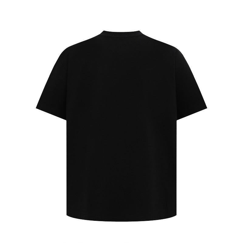 Men's t-shirts: american street style, summer collection - minimalist, high-end design with silhouette graphic, short sleeve tee