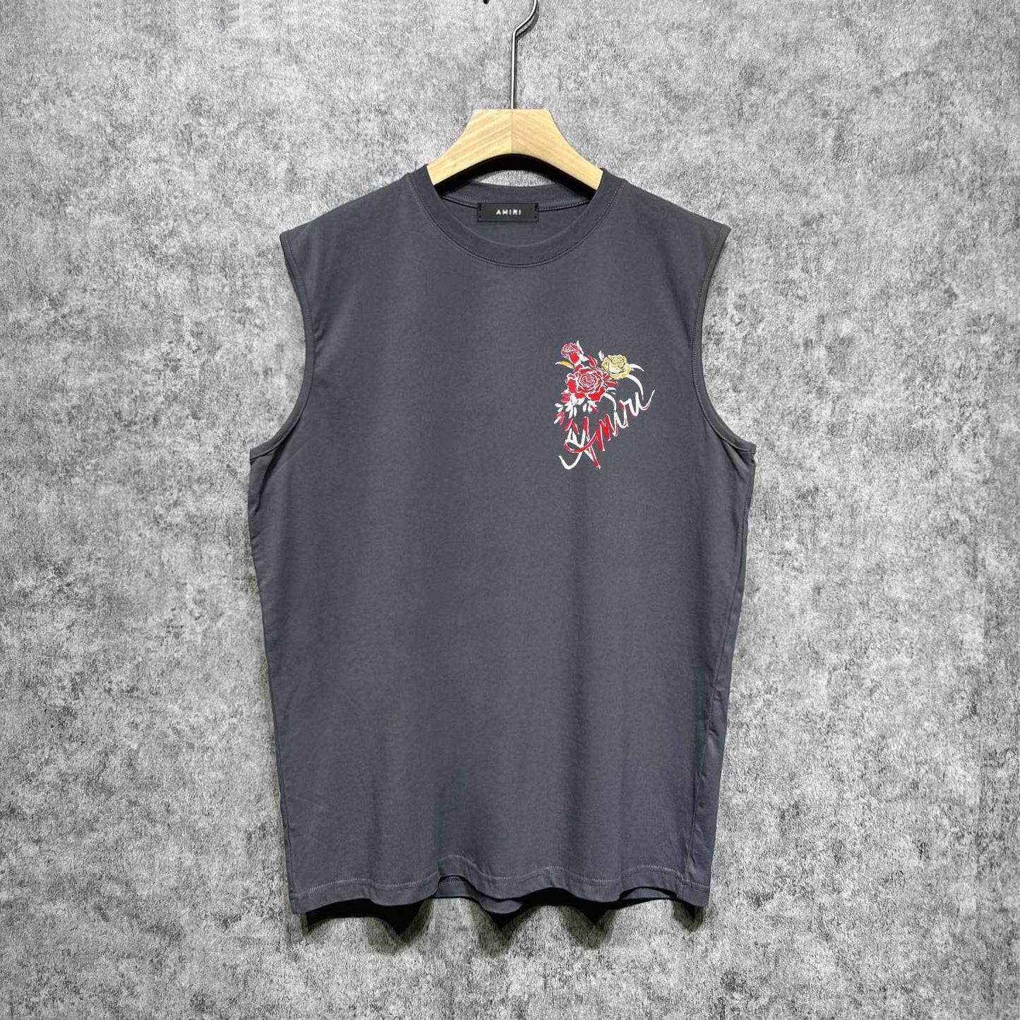 Amiri tank top flower printing