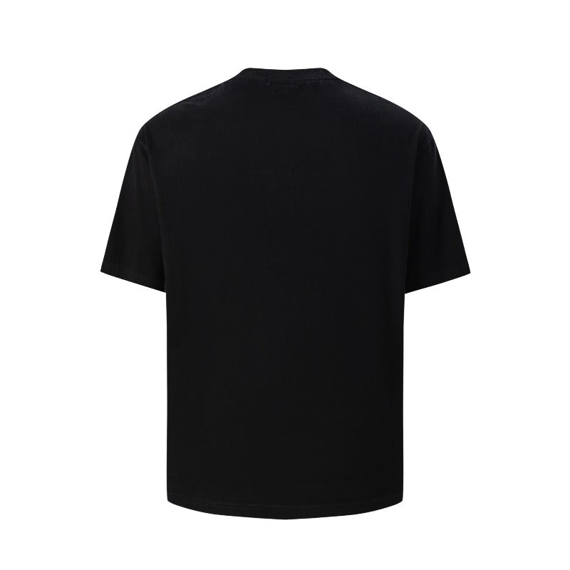 Men's t-shirts: american street style, unisex, premium summer, distressed color, letter design, men's short-sleeve t-shirt with a relaxed fit