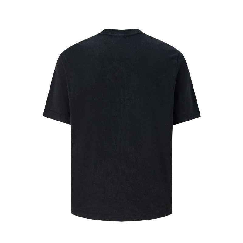 Men's t-shirts: american street style, unisex, premium quality, summer irregular letter design, slim fit short sleeve tee