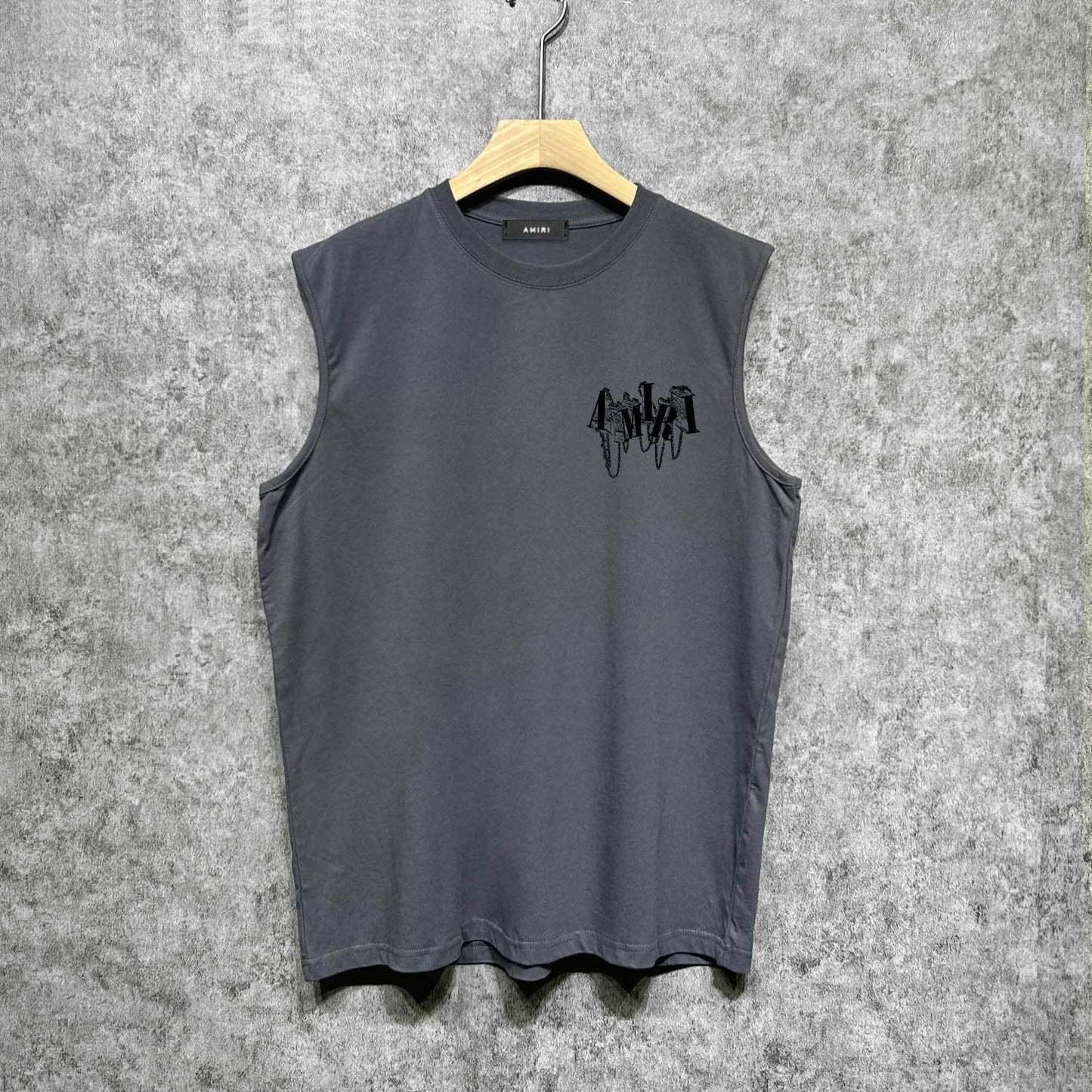 Amiri tank top chain letter printing