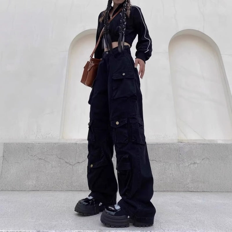 Women casual pant workwear pants women straight-leg